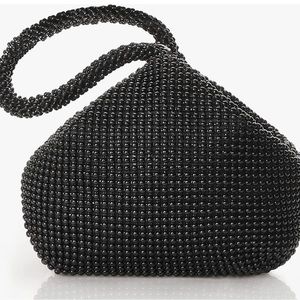 ⭐️ Women's Rhinestone Clutch Evening Bags Sparkly Glitter Triangle Purse